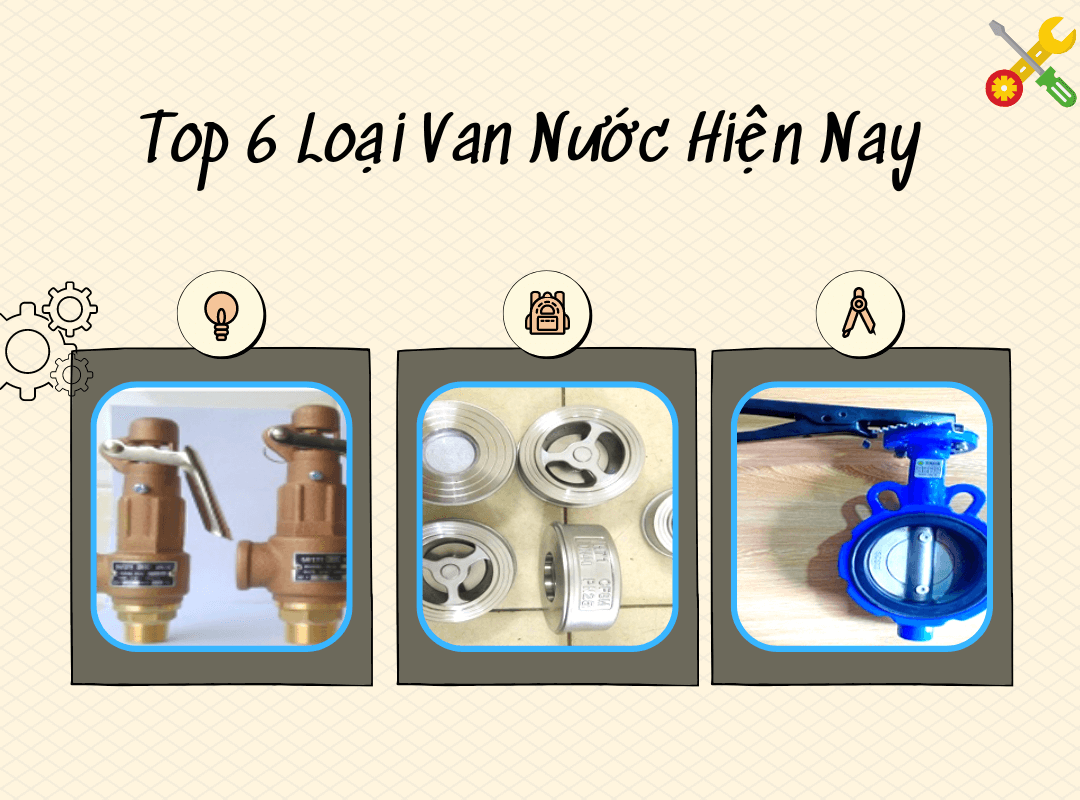 top 6 loại van nước hiện nay